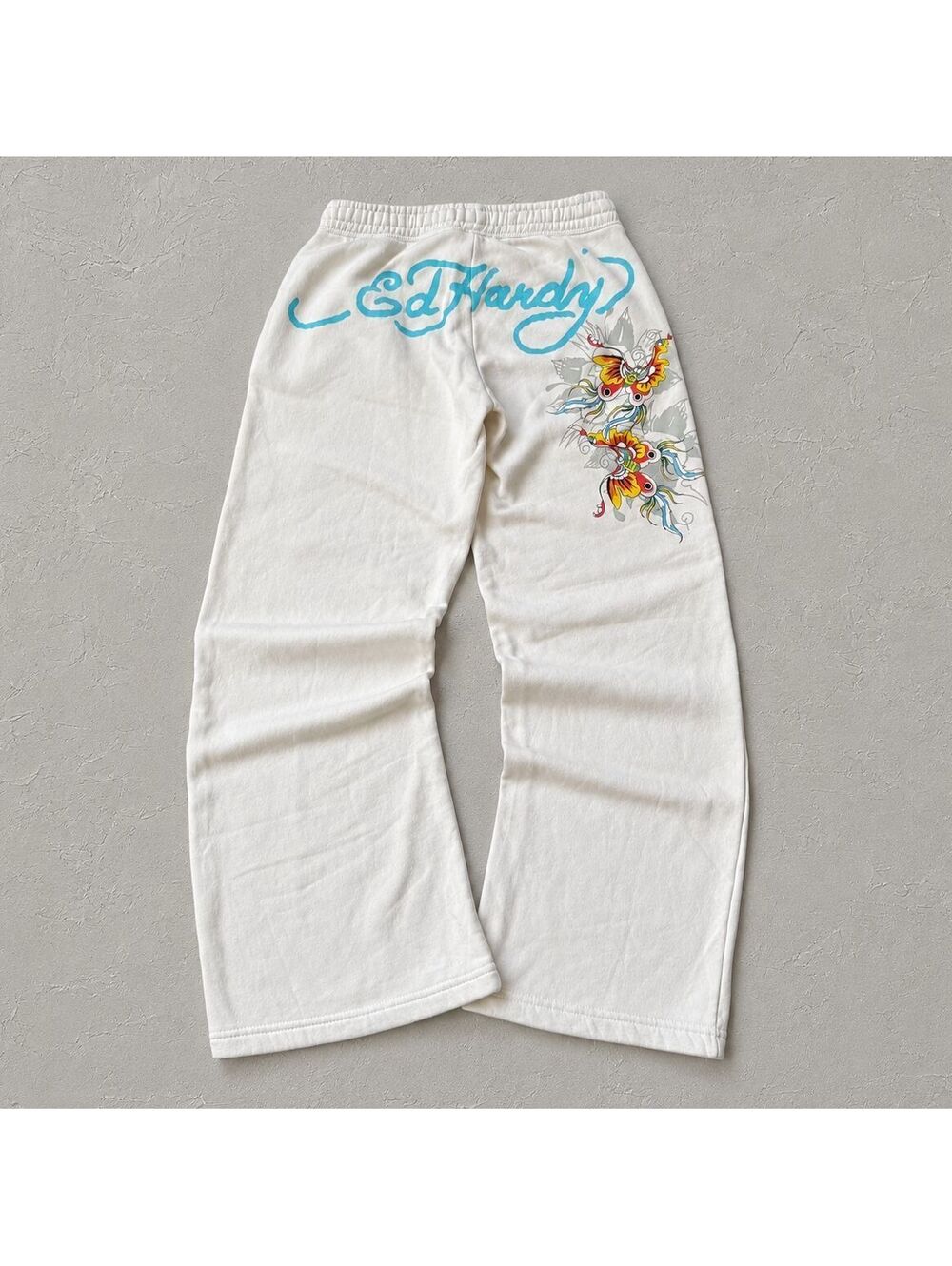 Vintage Y2K Ed Hardy Grafitti Baggy Wide Leg Sweatpants